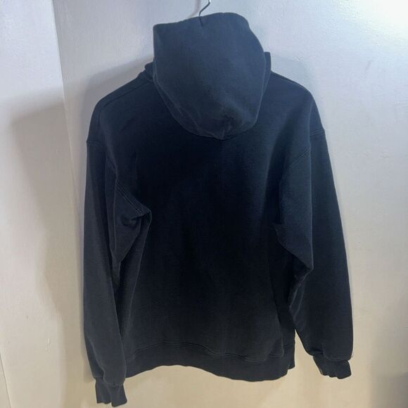 Thrasher Skateboard Magazine Classic Logo Black Hoodie Streetwear Skate - Picture 5 of 5